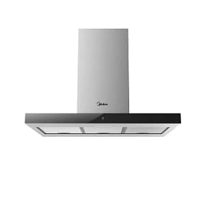 Campana de isla extractora purificadora 90cm Midea MH90M83ET24MB