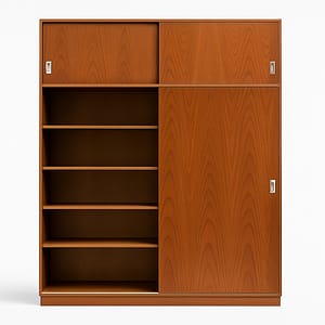 Placard Melaminico Puerta Corredizas 1.40 x 2.40 x 55