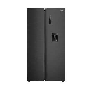 Heladera Black Inverter 587L Side by side Midea MDRS710FGG28W