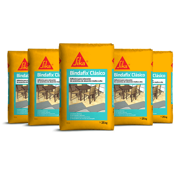 Adhesivo Para Cerámicas Sika Bindafix Clásico 25 Kg - Imagen 2