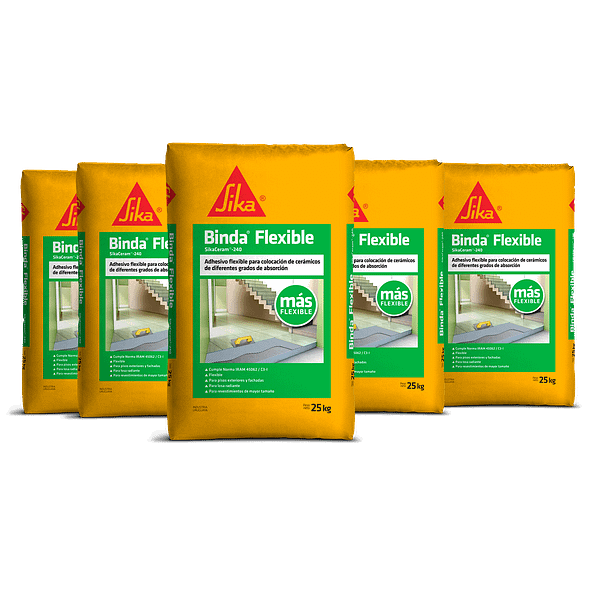 Adhesivo Para Cerámicas Sika Binda Flexible 25 Kg - Imagen 2