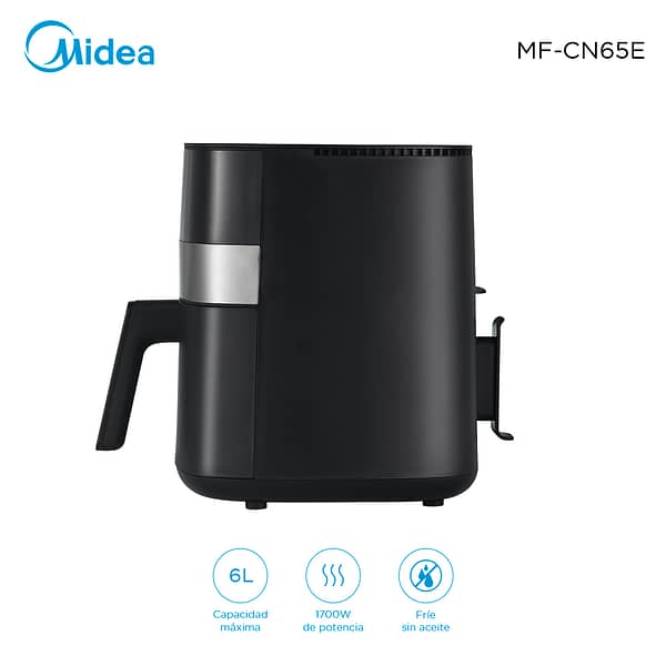 Freidora sin aceite Midea 6L MF-CN65E | Sorprendente potencia y cocina saludable - Imagen 6