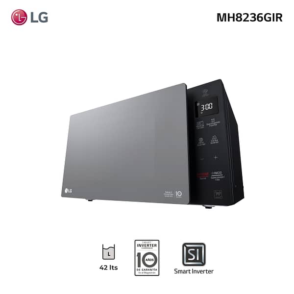 Microondas inverter con grill 42L LG MH8236GIR - Imagen 3