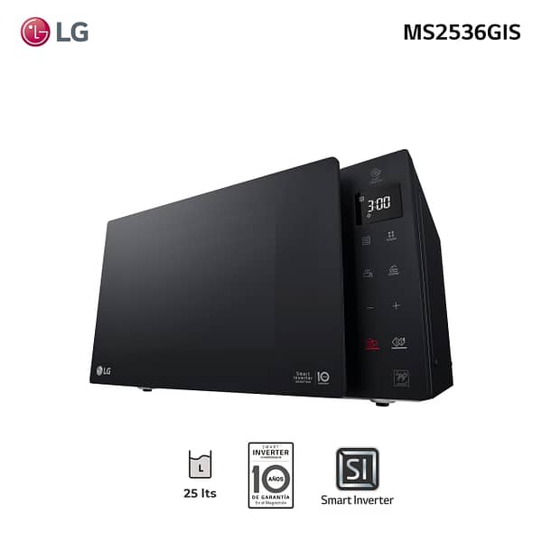 Microondas inverter NeoChef 25L LG MS2536GIS - Imagen 3