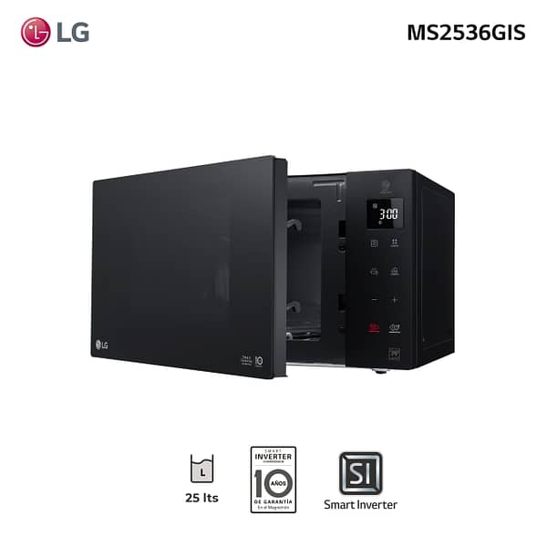 Microondas inverter NeoChef 25L LG MS2536GIS - Imagen 4
