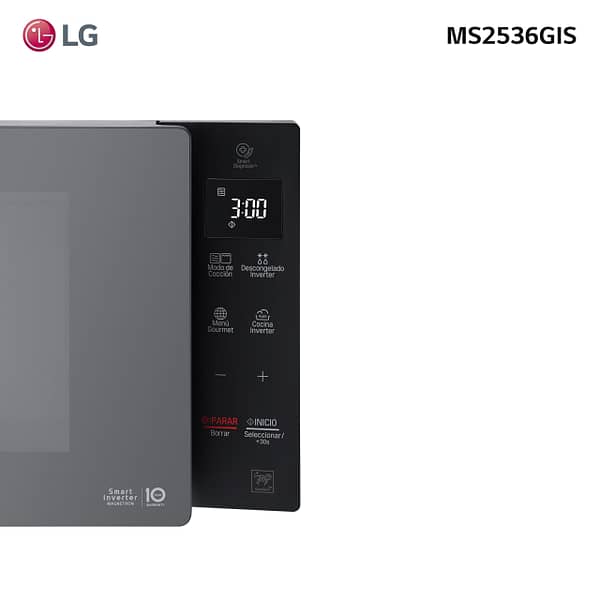 Microondas inverter NeoChef 25L LG MS2536GIS - Imagen 5