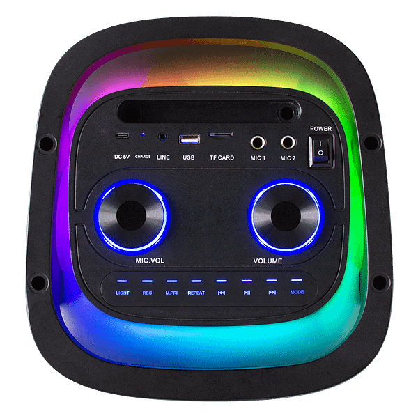 Party Box Portátil 2 x 6,5 Pulgadas 400 Watts PMPO – PBENX2965D40 – Enxuta - Imagen 2