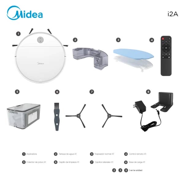 Aspiradora y trapeadora robot Midea i2A - Imagen 7