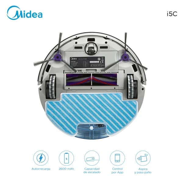 Aspiradora y trapeadora robot Midea i5C - Imagen 6