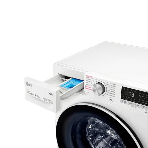 Lavasecarropas frontal inverter LG 9Kg WD9WVC4S6 - Imagen 7