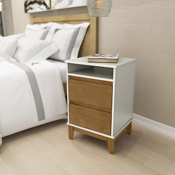 MESA DE LUZ - MDF-Y-MADERA MARRON ADAKU - Imagen 2