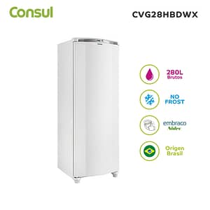 Freezer vertical Consul CVG28HBDWX